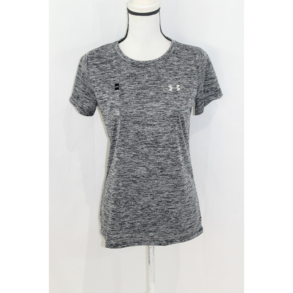 NWT Under Armour Grey Short Sleeve Heatgear Loose Top SM